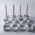 thumbnail image 5 of Aluminumalloy Biscuit cutters cooking tool Fondant Mold Cake Decorating Clay Resin sugar Candy Press Stamp Molds Cookie Tools (11pcs Square), 5 of 7