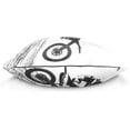 thumbnail image 2 of Coolnut Motocross Rider Pillow Covers 20 x 20 Inch Square Decor Giftsative Throw Pillow Covers Cushion Case for Sofa Couch Home Farmhouse Decor Gifts, 2 of 7