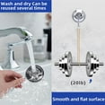 thumbnail image 6 of Wekvgz Suction Cup Hooks 2PCS Heavy Duty Suction Cup Hooks for Shower Wall, Shower Hooks for Indoor Shower, Towel, Robe and Loofah Hook, Polished Plated, Silver hook, 6 of 9
