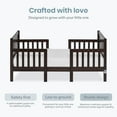 thumbnail image 3 of Dream On Me Hudson 3 in 1 Convertible Toddler Bed, Espresso, 3 of 7