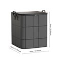 thumbnail image 6 of sruoe Storage Bins for Clothes, Foldable Storage Bag, Cube Storage Bin, Large Storage Bags With Zipper & Handles, Collapsible Storage Bins 50 Gallon for Clothing Blanket Beddin, 6 of 9