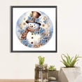 thumbnail image 3 of Pittura diamante 5D DIY Full Round Drill Winter Snowman Kit Home Decor Art Craft FLhrweasw Nuevo, 3 of 9