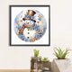 thumbnail image 3 of Pittura diamante 5D DIY Full Round Drill Winter Snowman Kit Home Decor Art Craft FLhrweasw Nuevo, 3 of 9