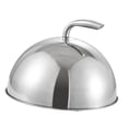 thumbnail image 4 of Cubierta de acero inoxidable para alimentos, accesorios reutilizables, plato para servir, cúpula para platos Diámetro interior de plata: 20 cm, 4 of 9