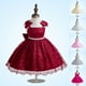 thumbnail image 5 of Odeerbi Niñas Vestido Noche Encaje Bordado Vestidos Niña Flor Vestido Verano Lazo Vestido Cumpleaños Princesa Vestidos Formales, 5 of 5