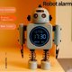 thumbnail image 3 of Reloj despertador Digital Robot inteligente, relojes de escritorio con pantalla de temperatura y modo de repetición, decoración de mesa para dormitorio y hogar, regalo para niños, 3 of 5