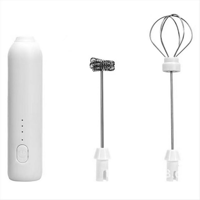Mini Batidora de Leche Portátil, Batidora de Alimentos, Espumadora de Leche Eléctrica para el Hogar, Recargable por USB, Herramienta de Licuado de Mano.