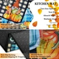 thumbnail image 5 of Fall Kitchen Mats, Fall Decor Autumn Pumpkin Floor Mat Set of 2, Non-Slip Backing Fall Kitchen Rugs, Fall Decorations for Home Harvest Thanksgiving Decor Holiday Rug 17"x47.2"+17"x30", 5 of 6