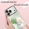 thumbnail image 4 of Phone Case for iPhone 17 Pro Max with Lanyard,Anti-fingerprint,Shockproof Drop-proof,Cute Cat Silicone Phone Shell for Women Gift, 4 of 6