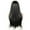 Black-24″, variant on Lakihair 26inch Long Grey Wig with Bangs Natural Straight Wigs for Women