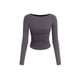 thumbnail image 1 of Camisas de Manga Larga PRETTYGARDEN Mujer Otoño 2025 Gris Oscuro, 1 of 8