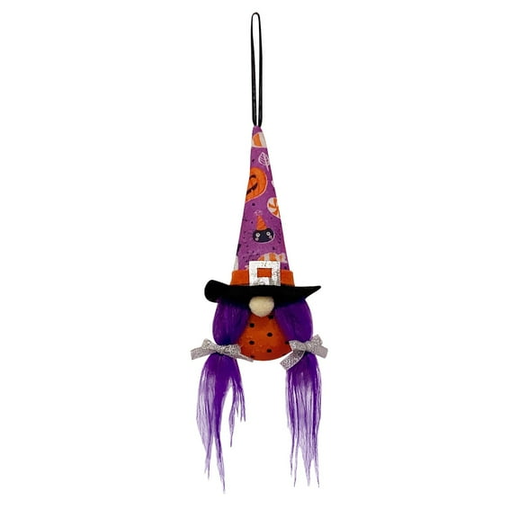 Halloween Decorations, Halloween Gnomes Decor Rudolph Faceless Doll Goblin Toy Home Decoration, cloth, Purple