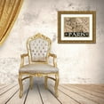 thumbnail image 3 of Donovan, Kelly 32x26 Gold Ornate Wood Framed with Double Matting Museum Art Print Titled - Paris Map, 3 of 4