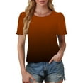 thumbnail image 3 of Zuesphe Summer Tops for Women 2025 Cropped Linen Shirts for Women Cropped Womens Short Sleeve Blouses for Work Active T Shirts for Women, 3 of 5