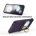 thumbnail image 5 of Dteck for Samsung Galaxy Z Flip 5 Case with Screen Protector, Hinge Protection with Ring Holder All-Inclusive Shockproof Cover for Samsung Galaxy Z Flip5 5G,Deep Purple, 5 of 7