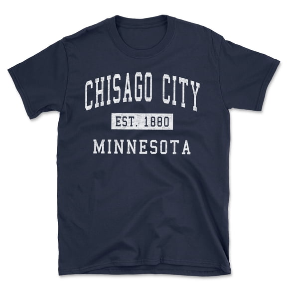 Chisago City Minnesota Classic Established Men's Cotton T-Shirt
