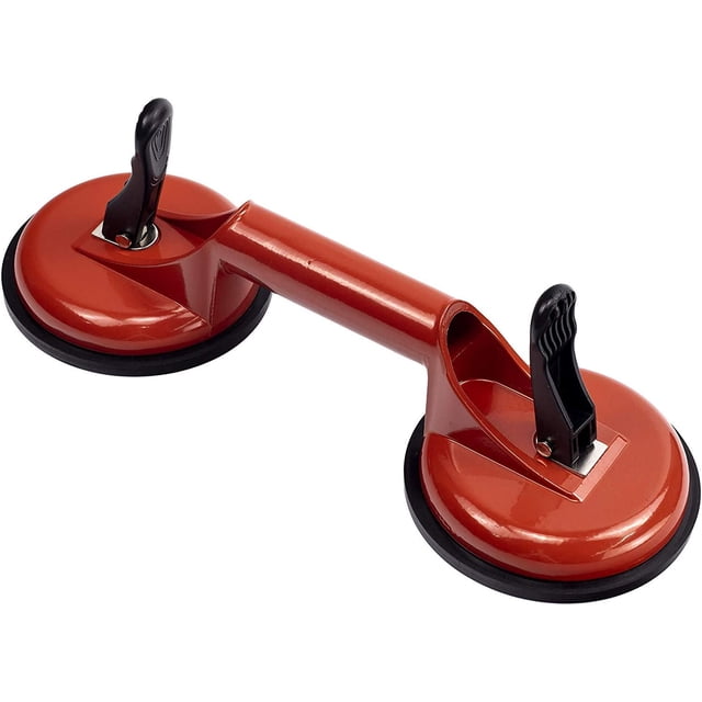 Ventosas de vidrio, placa de vacío de aluminio resistente, mango de vidrio