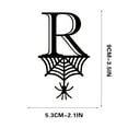 thumbnail image 5 of Clearance Halloween Letter Metal Hanging Ornaments Initial Name Personalized Hanging - Spider Web Metal Wall Decor Sign for Front Door or Inside Your Home hanging file folders, 5 of 5