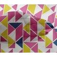 thumbnail image 4 of oneOone Viscose Chiffon Fabric Parallelogram & Triangle Geometric Print Fabric By The Yard 42 Inch Wide, 4 of 4