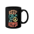thumbnail image 2 of Keep Calm And Be A Hippie Mug Mug  -Image by Shutterstock,, 2 of 4