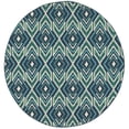 thumbnail image 1 of Oriental Weavers Meridian 7'10" Round Machine Woven Rug in Navy, 1 of 1