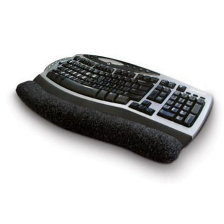UPC: 0012844555110 | HandStands Beaded Ergonomic Keyboard Wrist Support – Ergonomic Cushion with Beads for Any Desktop Keyboard – Black & Grey