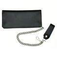 thumbnail image 4 of Heavy Duty Black Leather Trucker Wallet with Snaps, Zippers, Credit Card Holders and Chain, 4 of 7