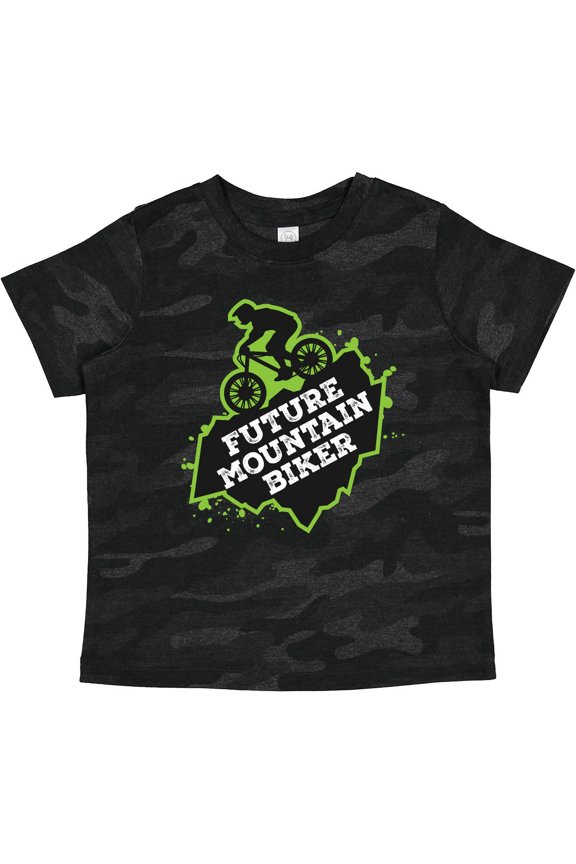 Mountain Biking Future Mountain Biker Boys or Girls Toddler T-Shirt