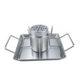 thumbnail image 4 of Soporte para asar pollos shamjiam de acero inoxidable con lata de cerveza, 4 of 8