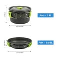 ShYlai Camping Cookware Mess Kit Serves for 23 Person for Hiking
