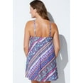 thumbnail image 2 of Swimsuits for All Women's Tie Front Underwire Swimdress, 2 of 4