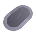 thumbnail image 1 of Amdohai Bath Mat 20 x 32 Inch Soft Floor Rug Oval Diatom Mud Non Slip Quick Dry Water Absorbent Shower Rug Machine Washable Bathroom Rug, 1 of 8