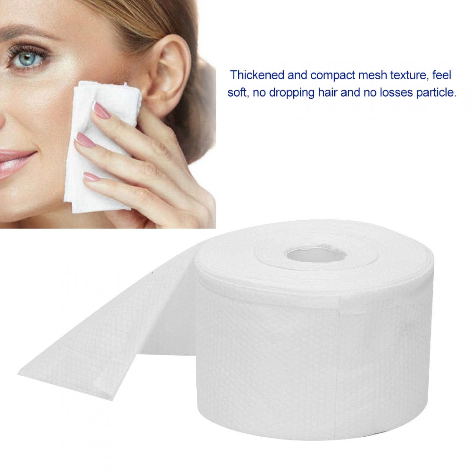 ACOUTO Disposable Face Towel, Dual Use Cosmetics Cotton Pads, Makeup Removal For Wash And Clean Face