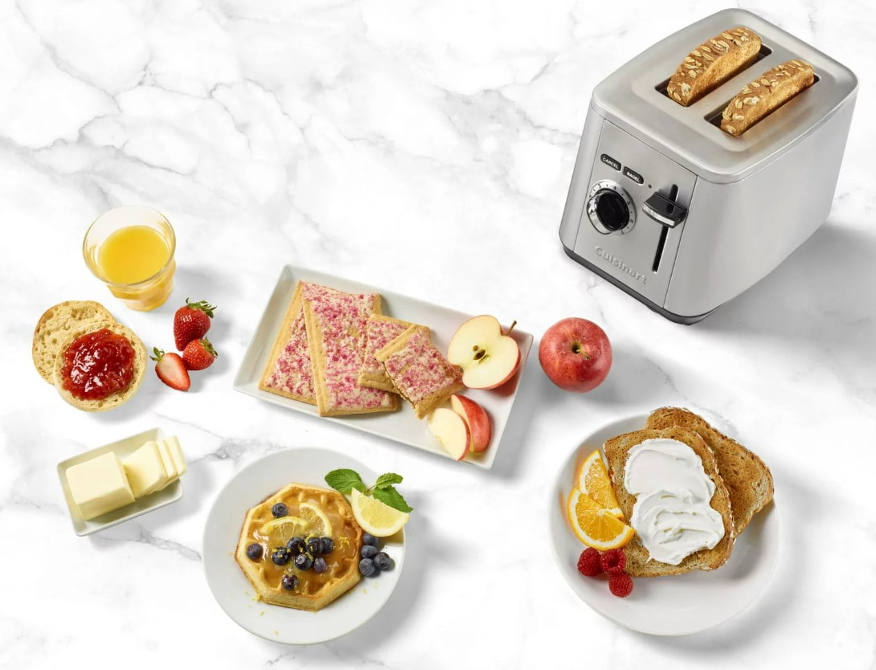 Restored Cuisinart CPT12WMFR 2 Slice Stainless Toaster WM (Refurbished)