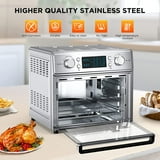 HomeRusso 25L/26.3QT Air Fryer Oven, 24-in-1 Air Fryer Toaster Oven