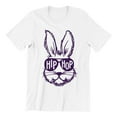 thumbnail image 1 of Hip Hop Cool Bunny Rabbit Easter Egg Hunting Church Christian Event Men's T-shirt, M, White, 1 of 5
