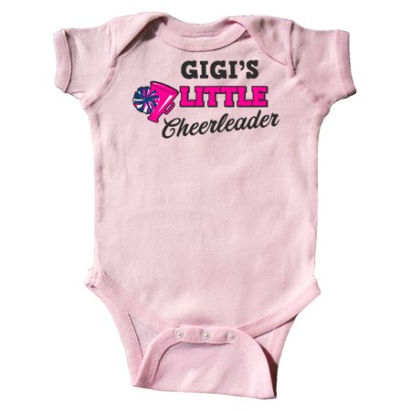 

Inktastic Gigi s Little Cheerleader with Megaphone and Pom Poms Gift Baby Girl Bodysuit