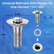 thumbnail image 5 of Tapón para lavabo de baño, colector de pelo TopMeiUp, 2 unidades, 5 of 7