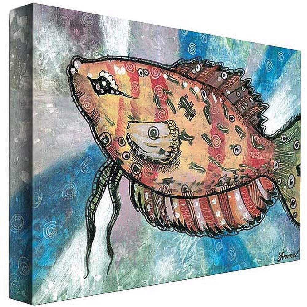 Trademark Fine Art "Oascado Rojo" Canvas Art