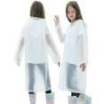 thumbnail image 5 of Lot de 2 Imperméables pour Enfants, Ponchos de Pluie Réutilisables avec Capuchon et Manches Imperméables, 5 of 5