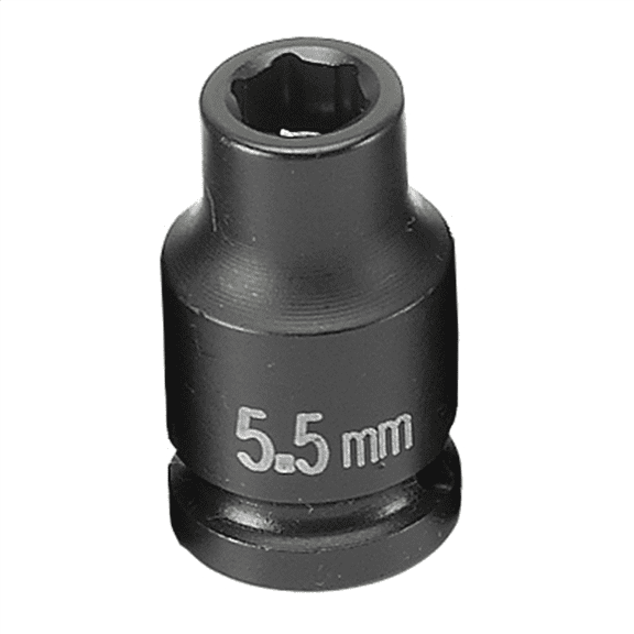 Grey Pneumatic 1/4" Drive x 5.5mm Magnetic Standard Socket