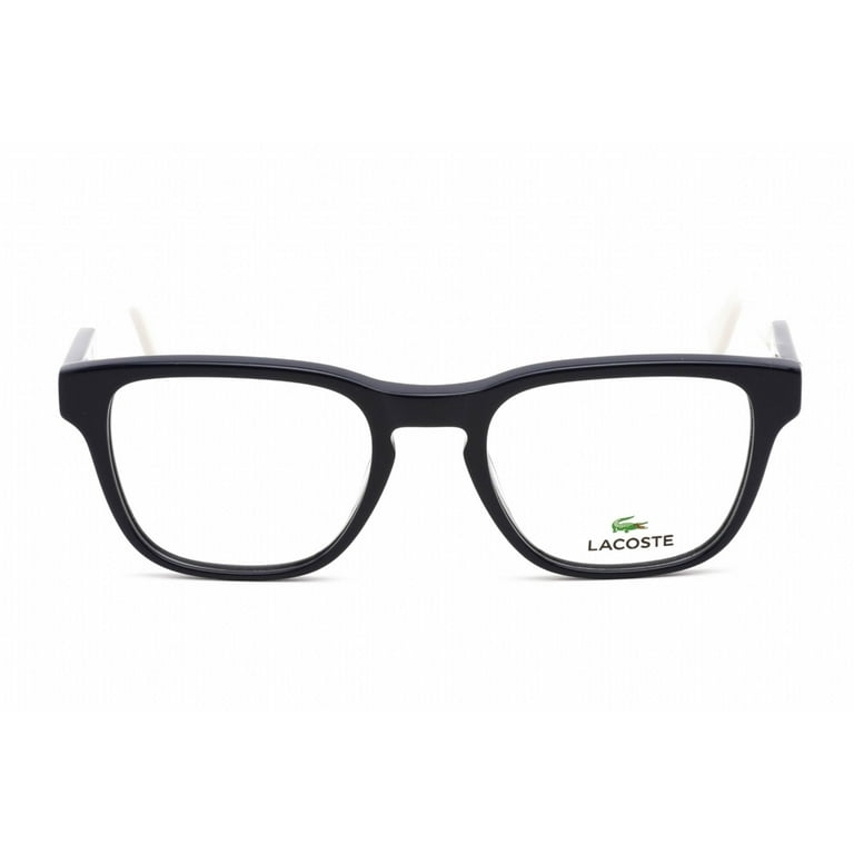 Lacoste L2909 410 Men's Blue Navy Plastic Square Frame Eyeglasses