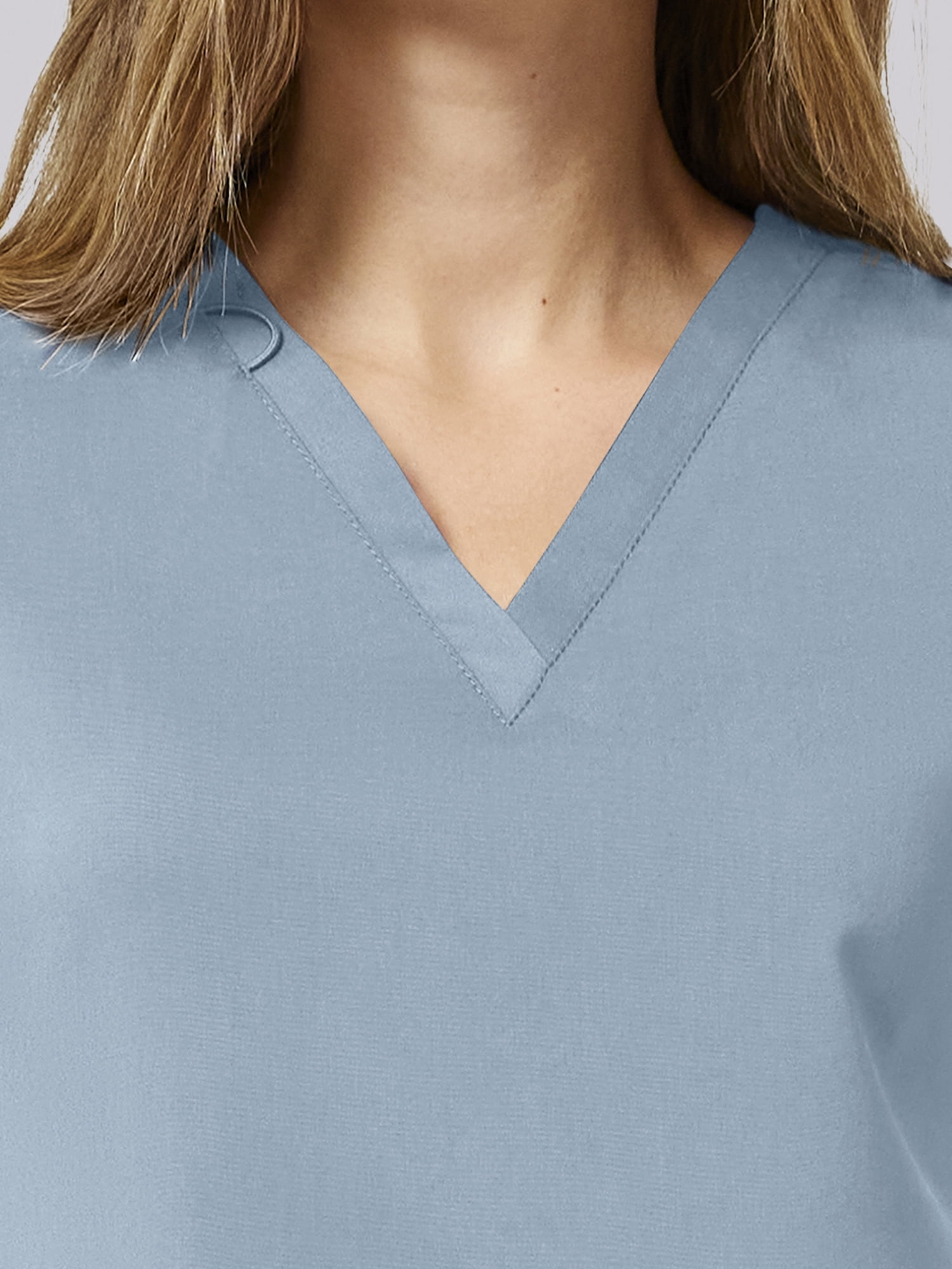 Scrubstar Ultimate Women’s Antimicrobial Welt Pocket V-Neck Scrub Top, Sizes XS–3XL