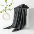 thumbnail image 2 of Cekizud Shawl Wraps for Women Solid Color Cozy Scarf Light Outer Cover for Spring Fall, 2 of 3