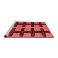 thumbnail image 2 of Ahgly Company Machine Washable Indoor Square Southwestern Red Country Area Rugs, 3' Square, 2 of 4
