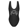 thumbnail image 5 of Huowey Women Bride Retro Swimsuit Swimwear Removable Pad Bathing Suit For Bridal Party Resort Swim Wear Honeymoon Cruise Trendy Wear, 5 of 5