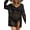 Black, variant on Women'S Swimsuit Cover Up Crochet Bathing Suit Mesh Swimwear Knit Pullover Beach Dress Black One size
