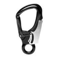 thumbnail image 1 of Soidarity 35KN Safety Snap Hook Clip Rock Climbing Fall Arrest Carabiner Abseiling  Escalada Negro, 1 of 1