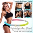 thumbnail image 3 of LIFKOME Portable Foldable Design Belly Hoop 1Pack KoreanStyle Steel Plastic For Women Abdomen Shaping, 3 of 8