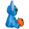 thumbnail image 3 of Decoración inflable de Halloween con puntadas aerodinámicas de 90 cm de altura, 3 of 4
